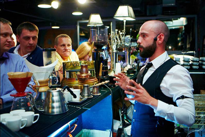 Мастер -класс по приготовлению кофе